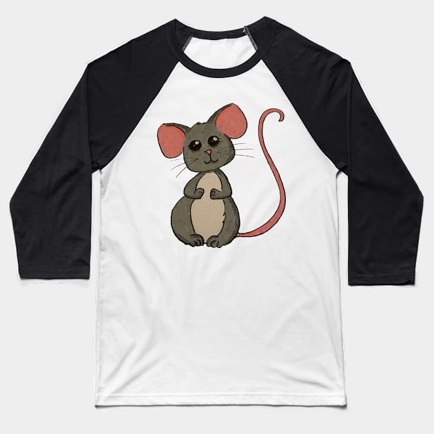 Squeak the cartoon mouse Baseball T-Shirt by DaretoDream